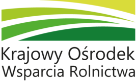 Grafika przedstawia logo Krajowego Ośrodka Wsparcia Rolnictwa.