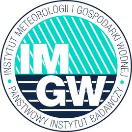 Logotyp Instytutu Meteorologii i Gospodarki Wodnej